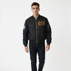 black off puffer jacket